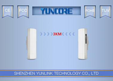 Cina 3KM Jarak Daya Tinggi Ajustable 2.4 Ghz Wireless CPE pemasok